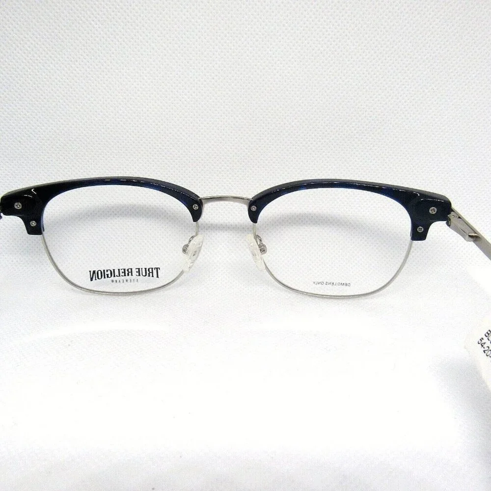 True Religion T013 BLU Blue Eyeglass Frames 54 20 145